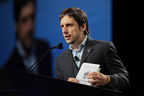 Michael Prell on stage at the Tea Party Patriots Summit - February 26, 2011